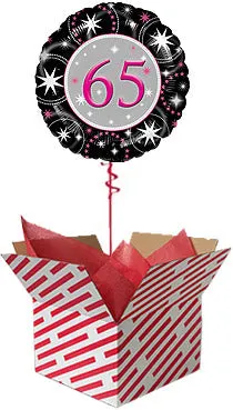 65th Birthday Sparkle Balloon