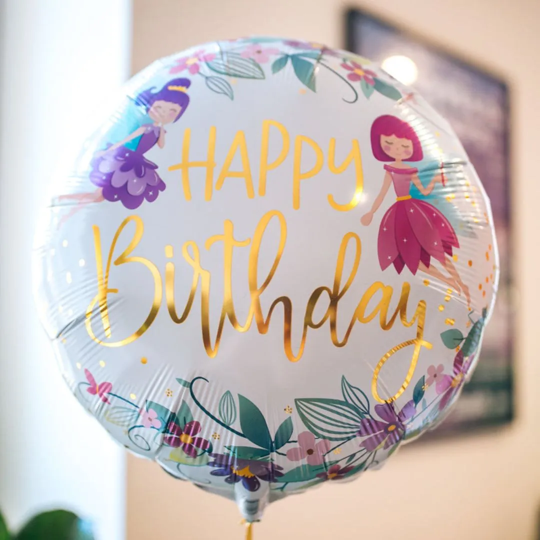 A Second Happy Birthday Fairy Balloon in a box