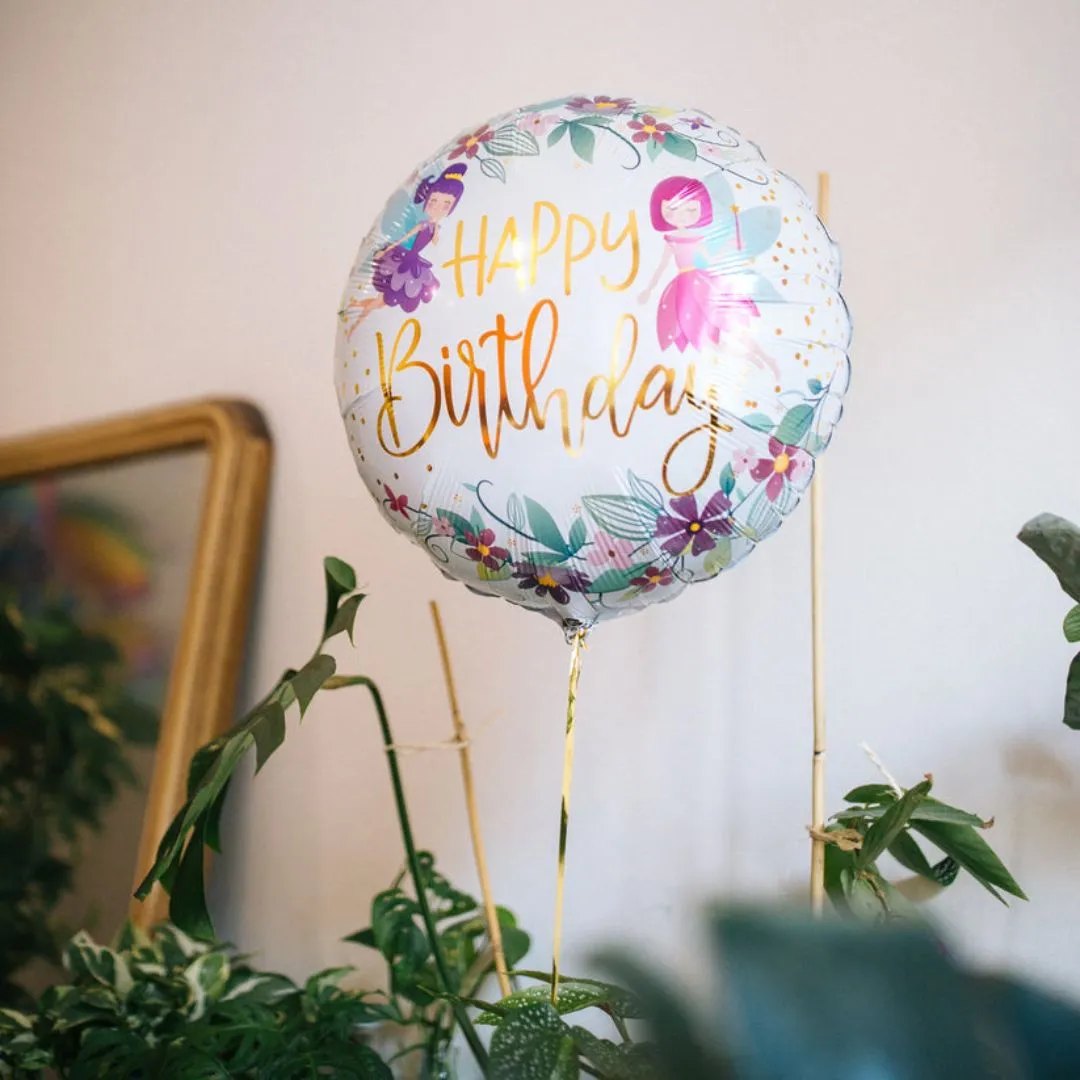 A Second Happy Birthday Fairy Balloon in a box