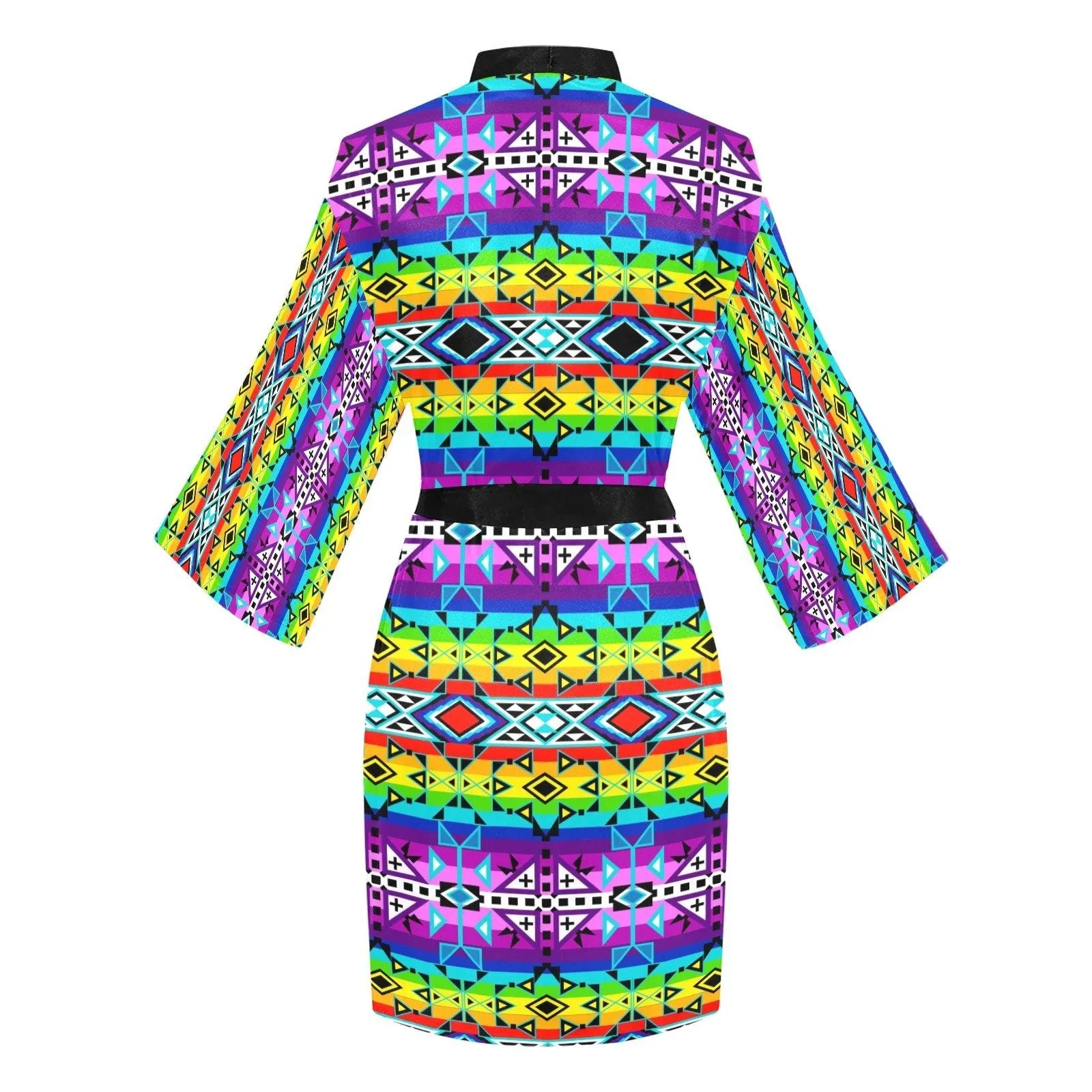 After the Rain Long Sleeve Satin Robe