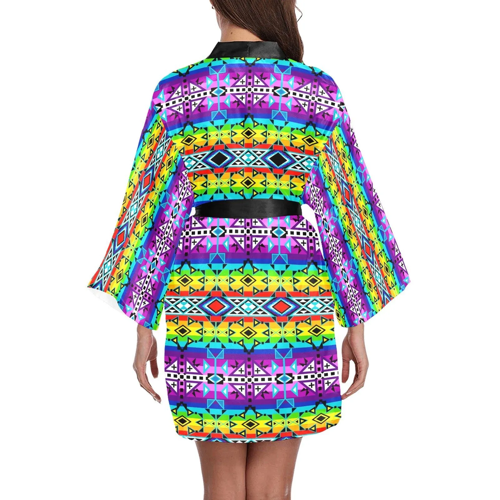 After the Rain Long Sleeve Satin Robe