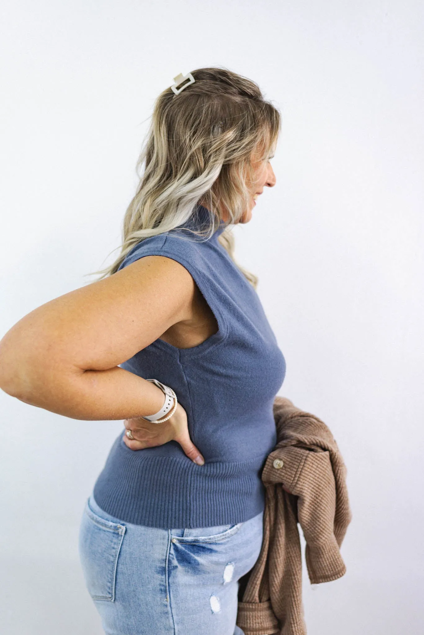 All In Favor Turtleneck Sweater Tank