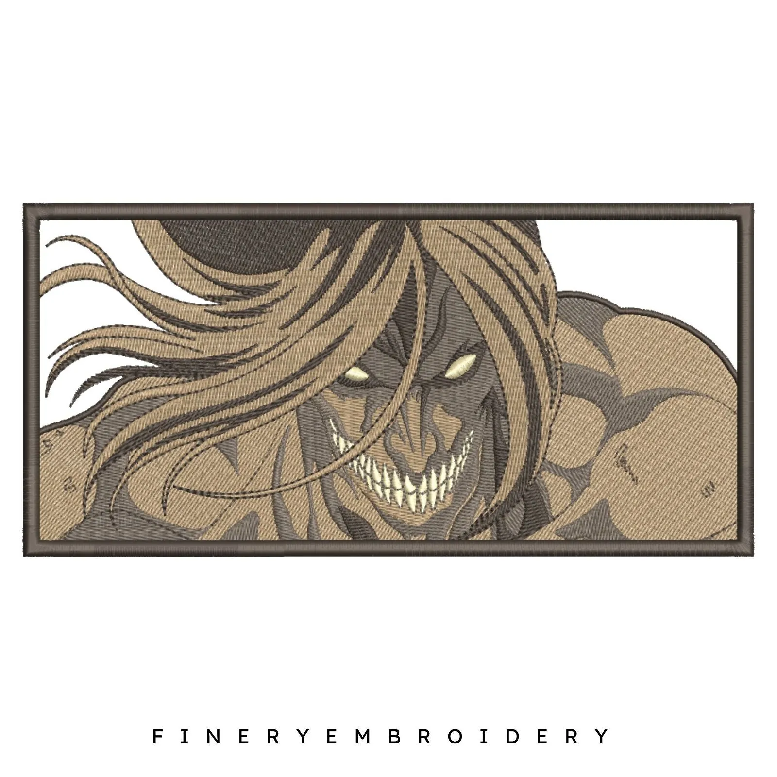 Attack Of Titans EREN - Anime - Embroidery Design