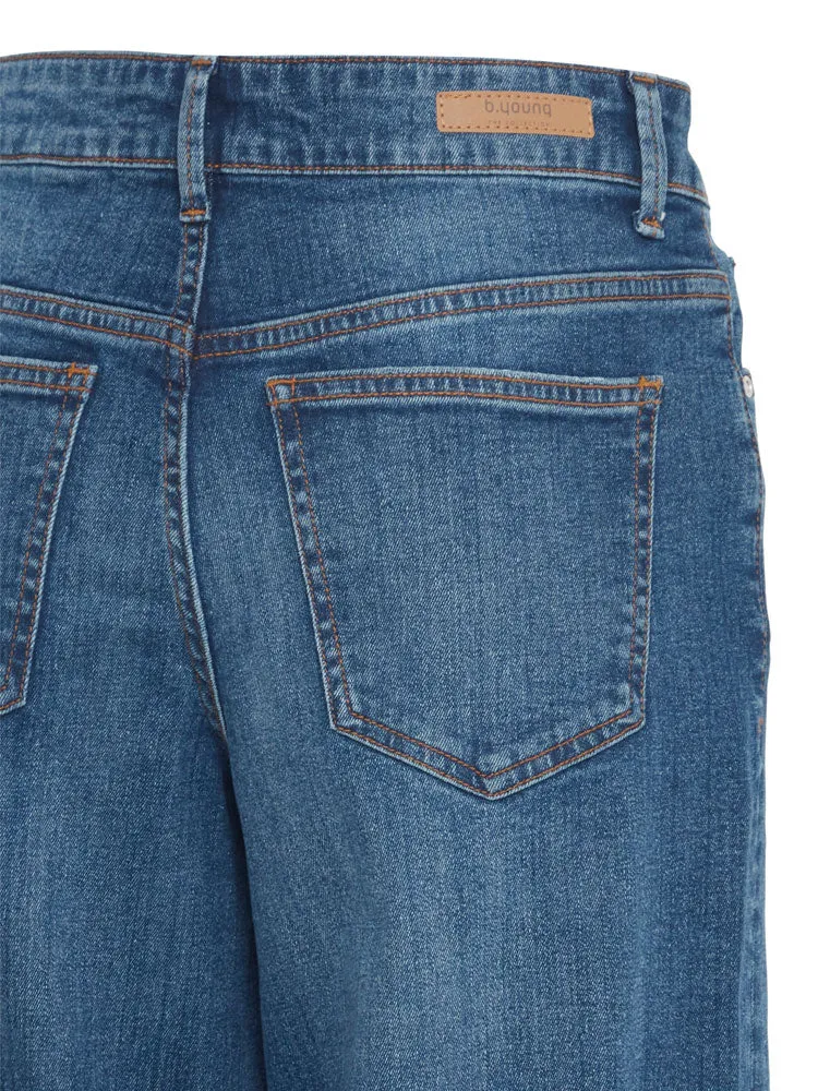 B Young ByKato ByKomma Jeans Mid Blue Denim