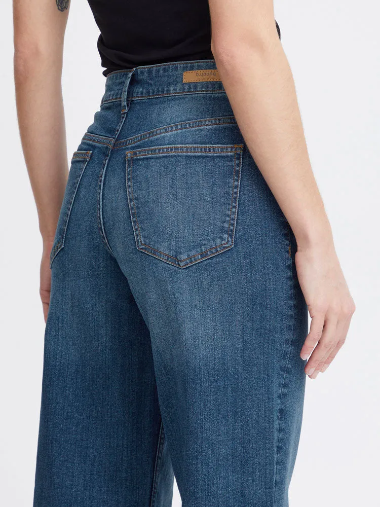 B Young ByKato ByKomma Jeans Mid Blue Denim