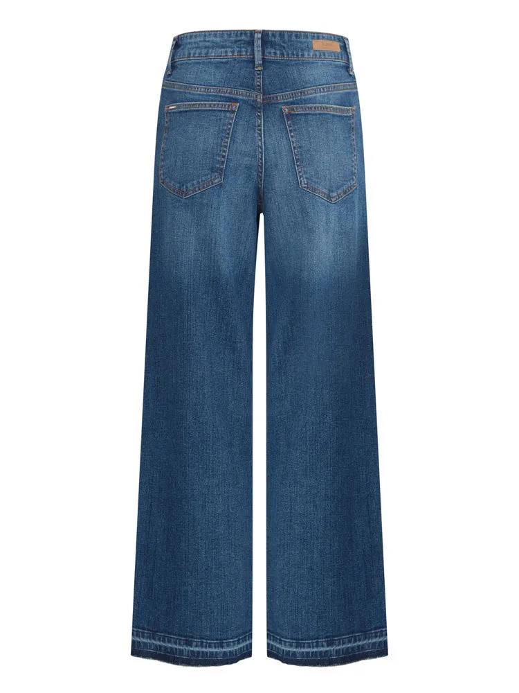 B Young ByKato ByKomma Jeans Mid Blue Denim