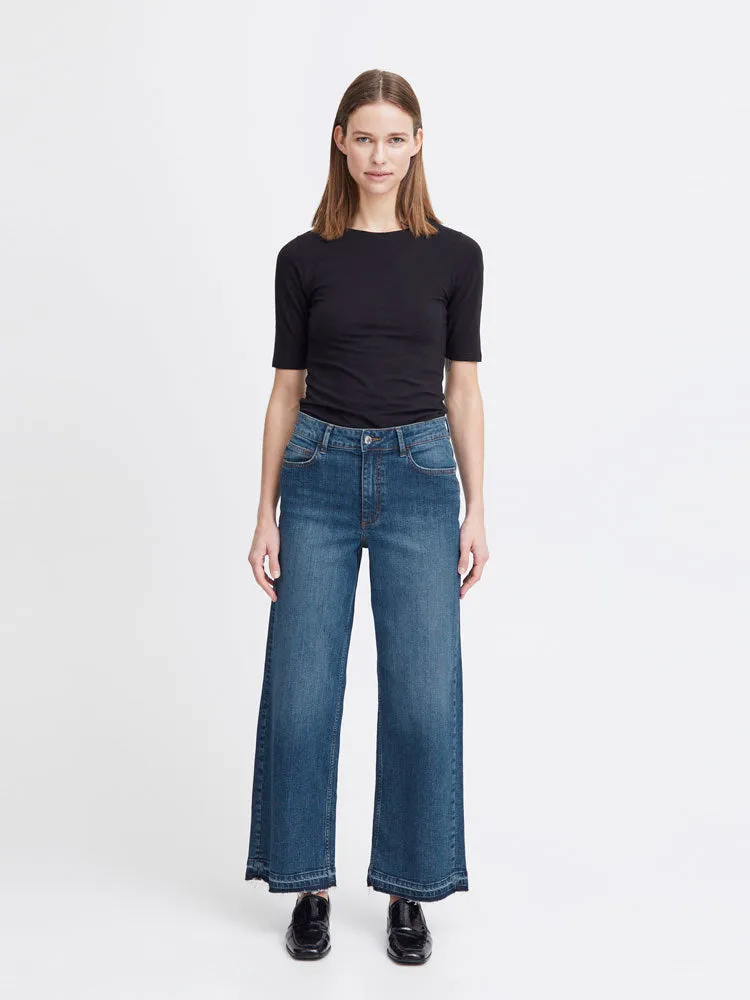 B Young ByKato ByKomma Jeans Mid Blue Denim