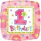 Baby Girl 1st Birthday Balloon