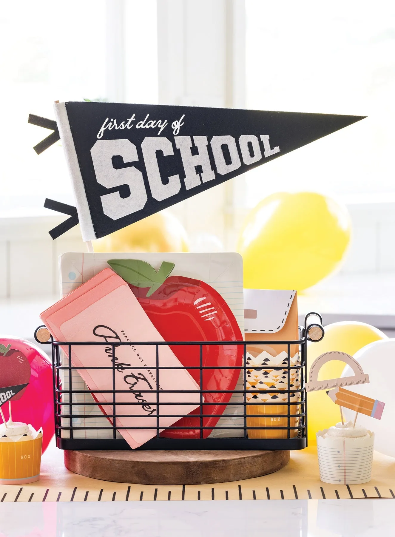 Back to School Ruler Table Runner