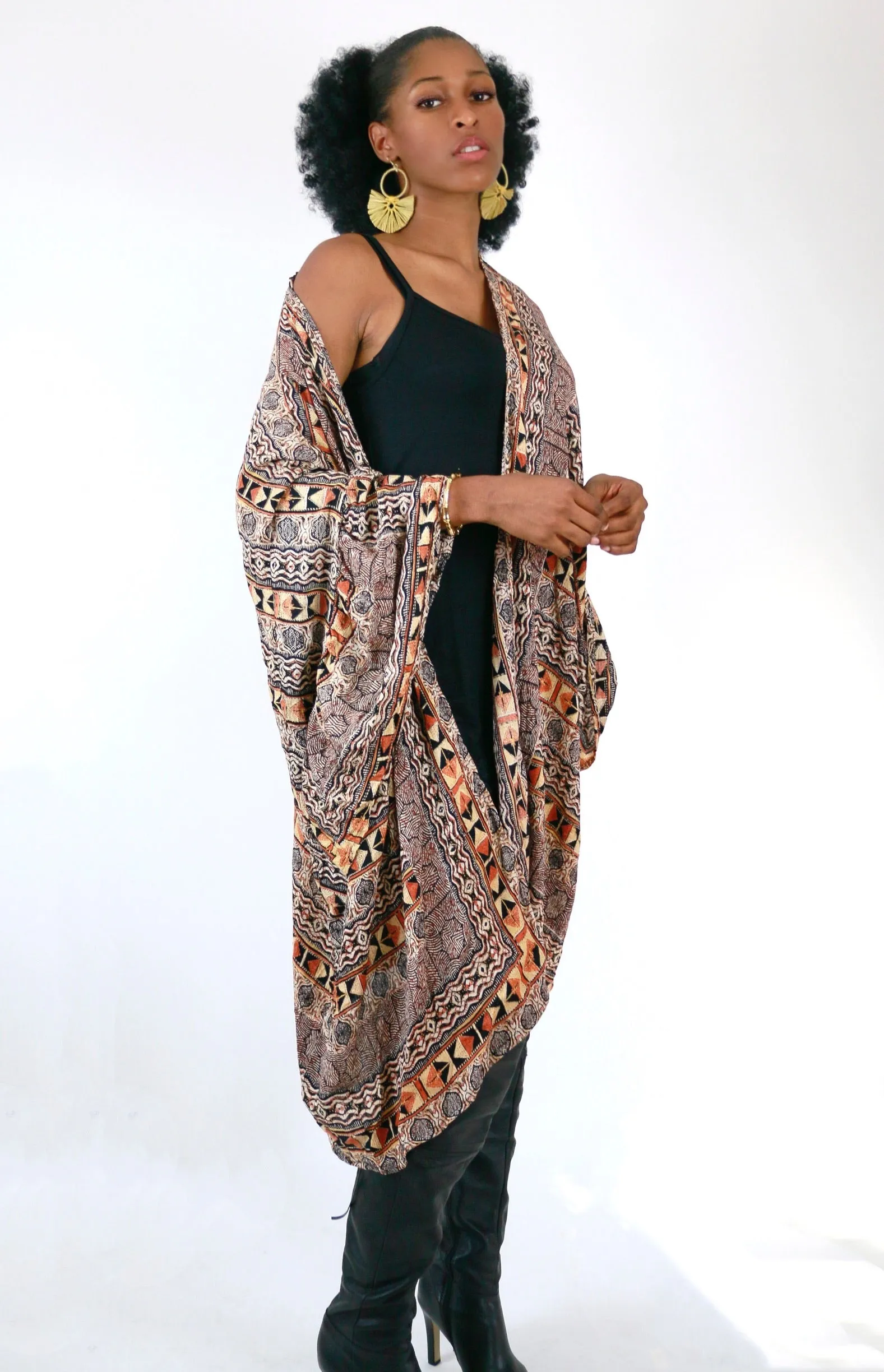 Banou Ruffle Kimono