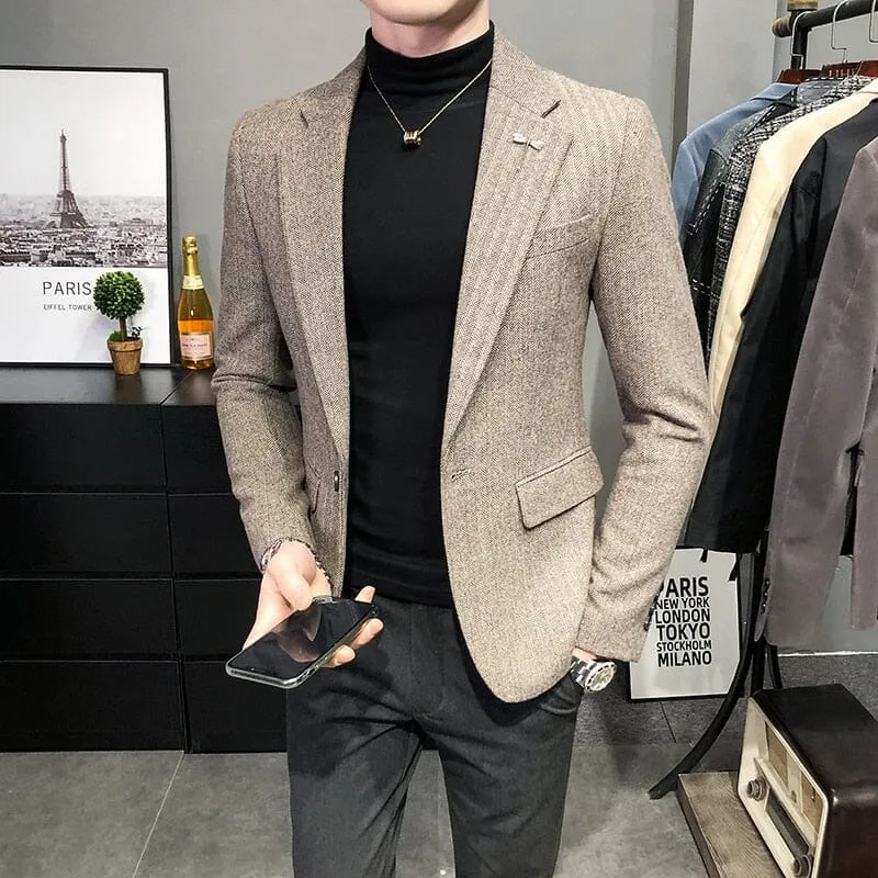 Blazer Masculino Slim Fit Moderno LC121