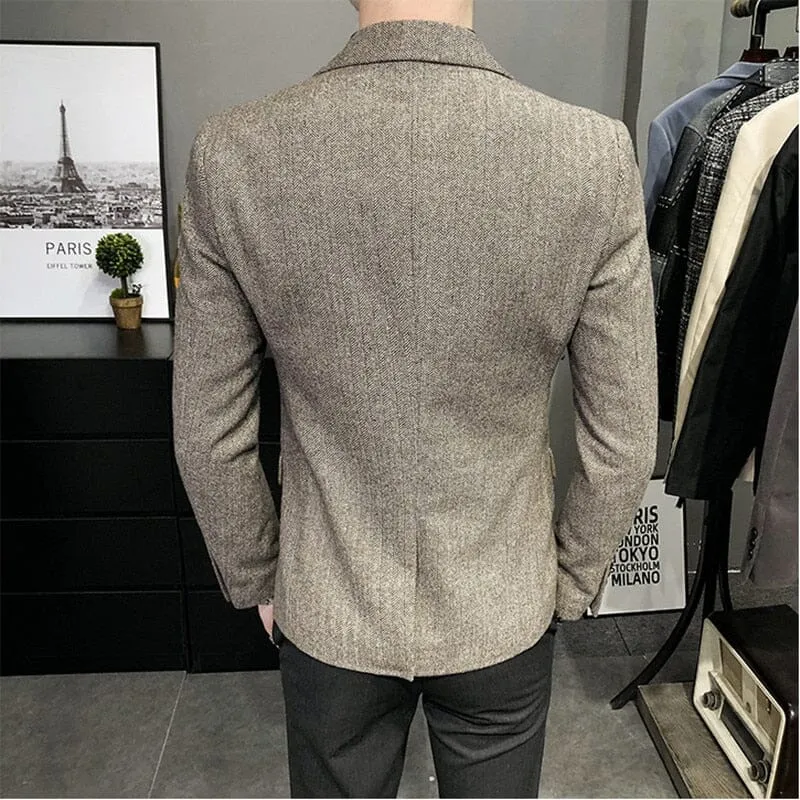 Blazer Masculino Slim Fit Moderno LC121