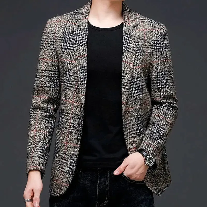 Blazer Masculino Xadrez Classic LC013