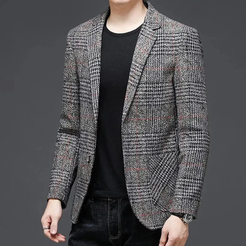 Blazer Masculino Xadrez Classic LC013