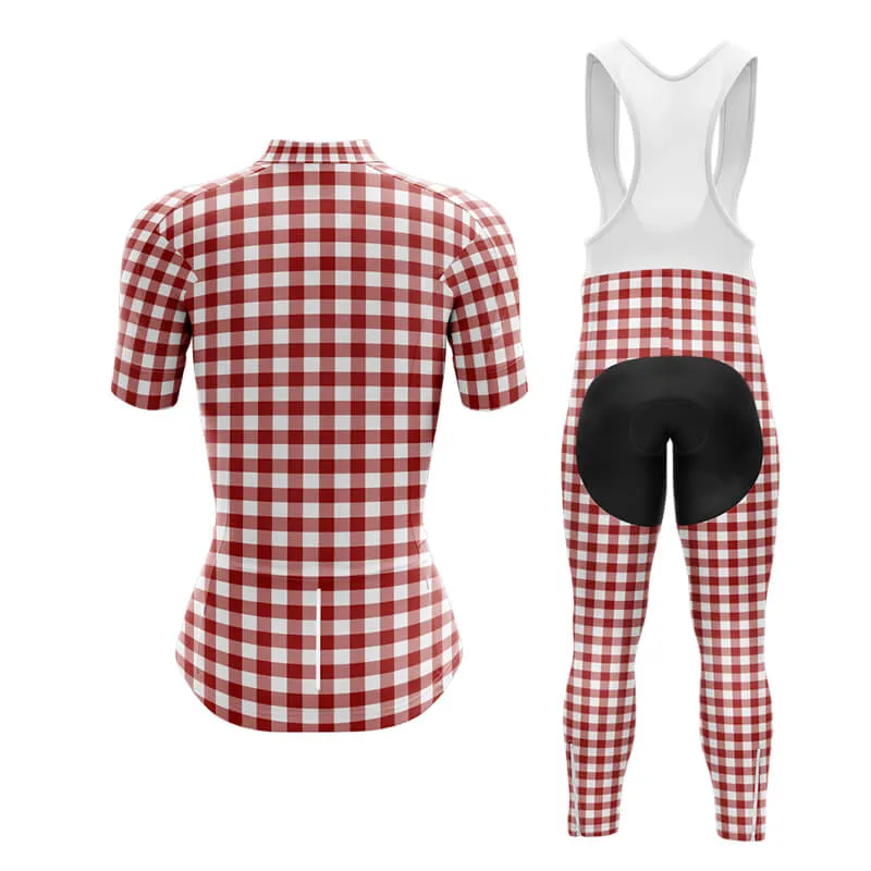 Checkered (Red) Club Cycling Kit