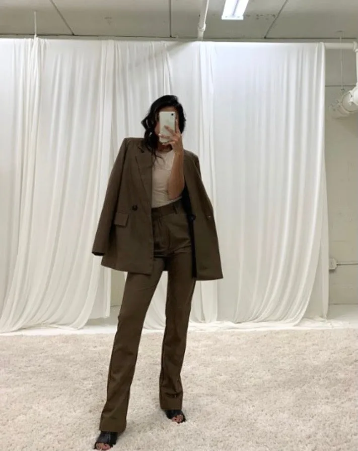 Chocolate Blazer Jacket