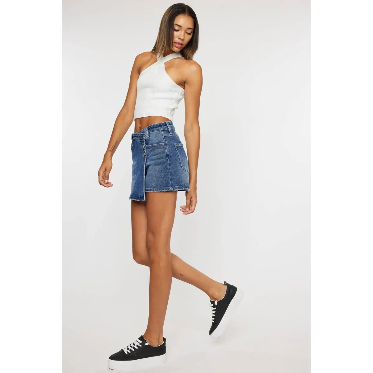 Dark denim Skorts-SALE
