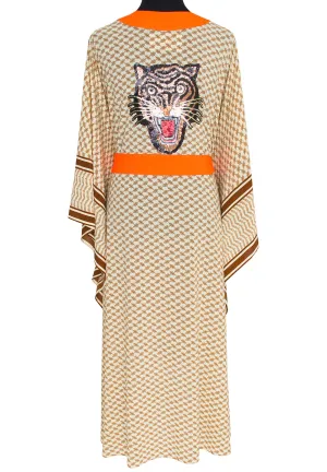 Desert - Sand Kimono Tiger (Neon Orange)