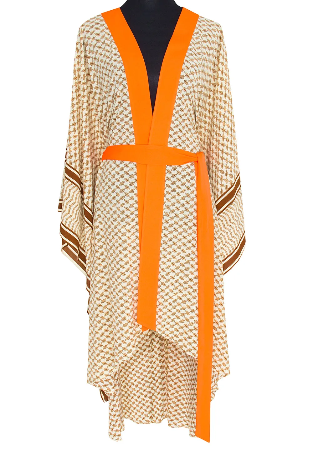 Desert - Sand Kimono Tiger (Neon Orange)
