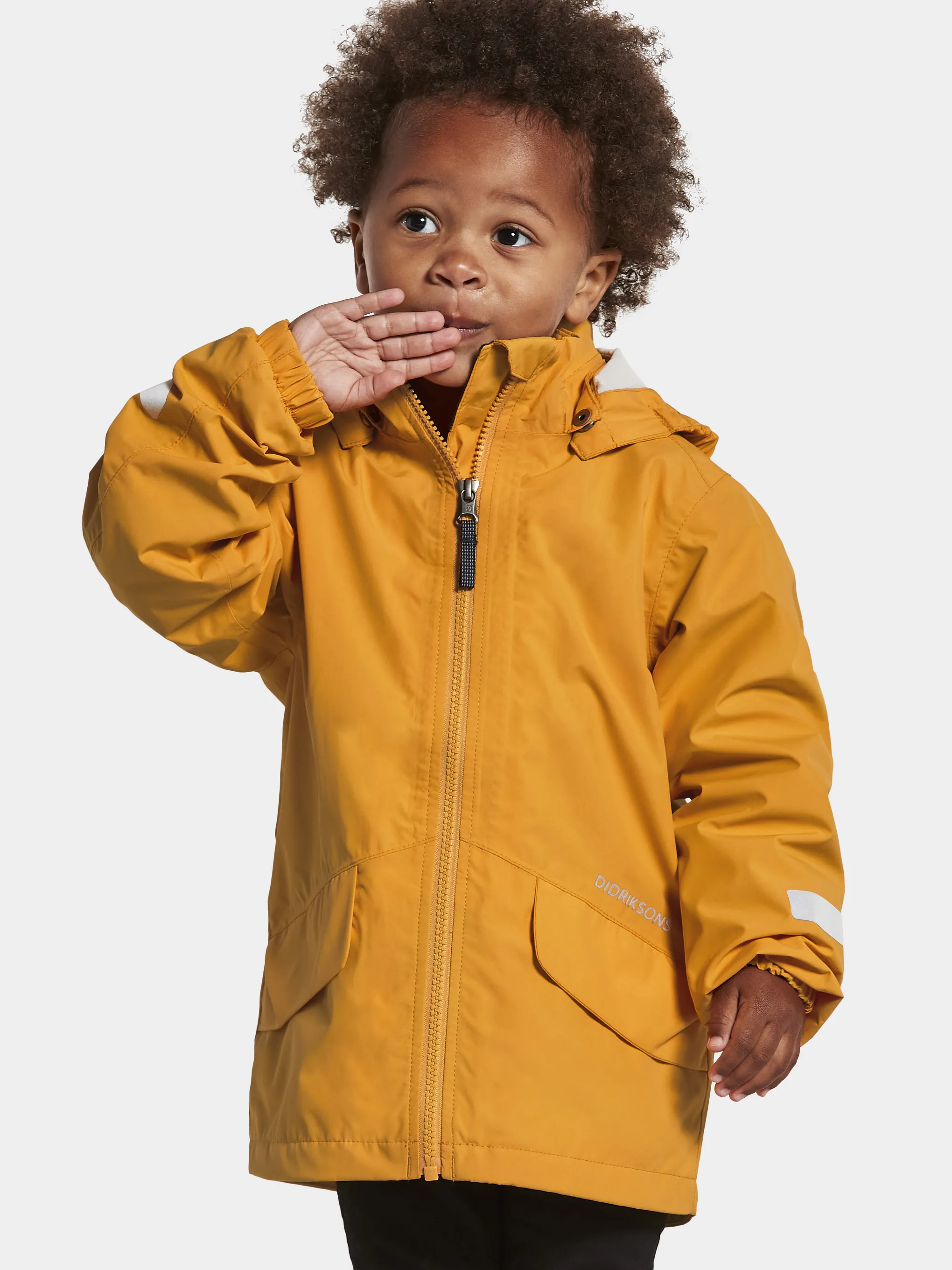 Didriksons Kids&#x27; Norma Jacket Happy Orange | Buy Didriksons Kids&#x27; Norma Jacket Happy Orange here | Outnorth