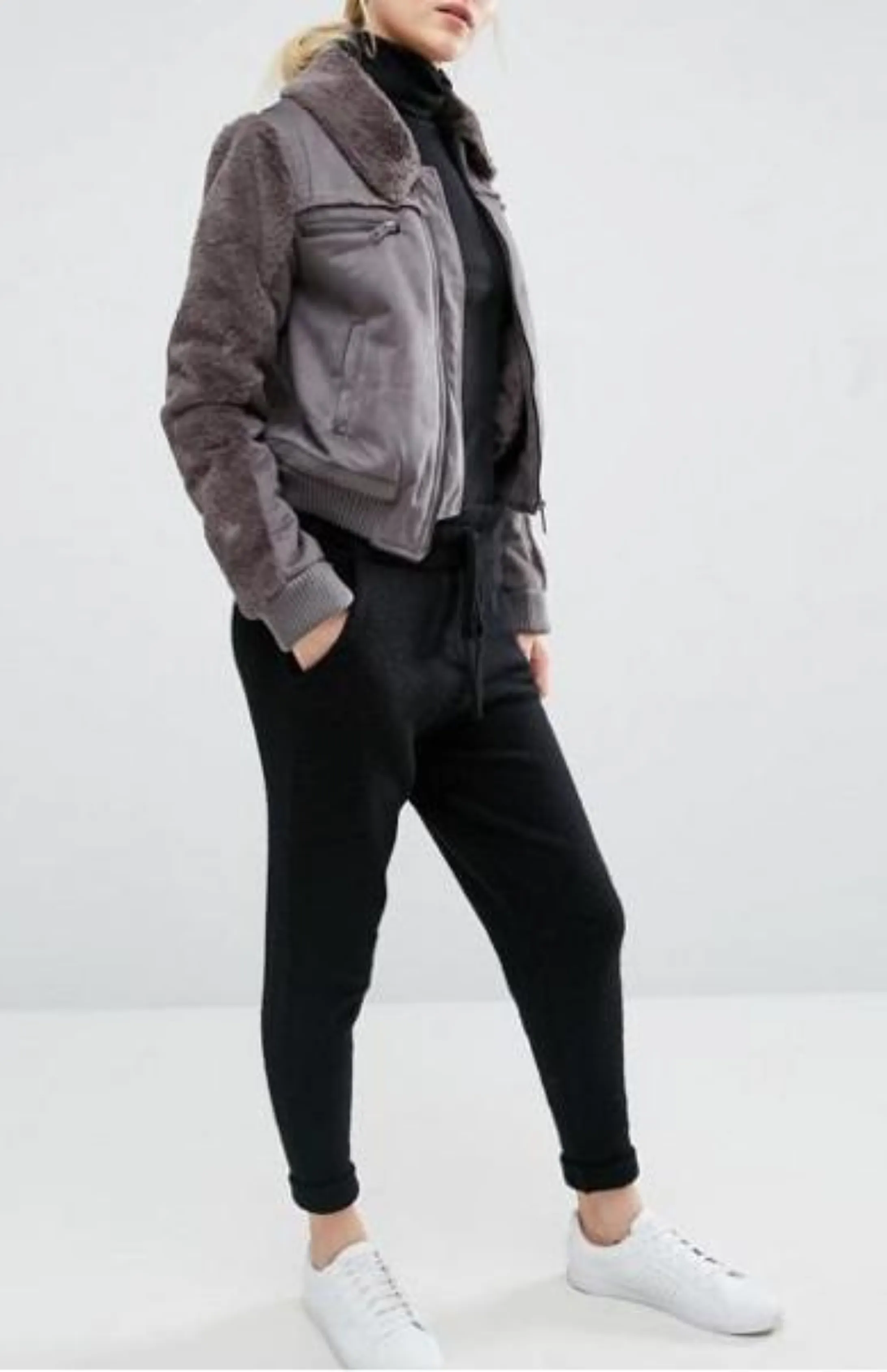Faux Shearling Jacket