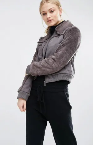 Faux Shearling Jacket