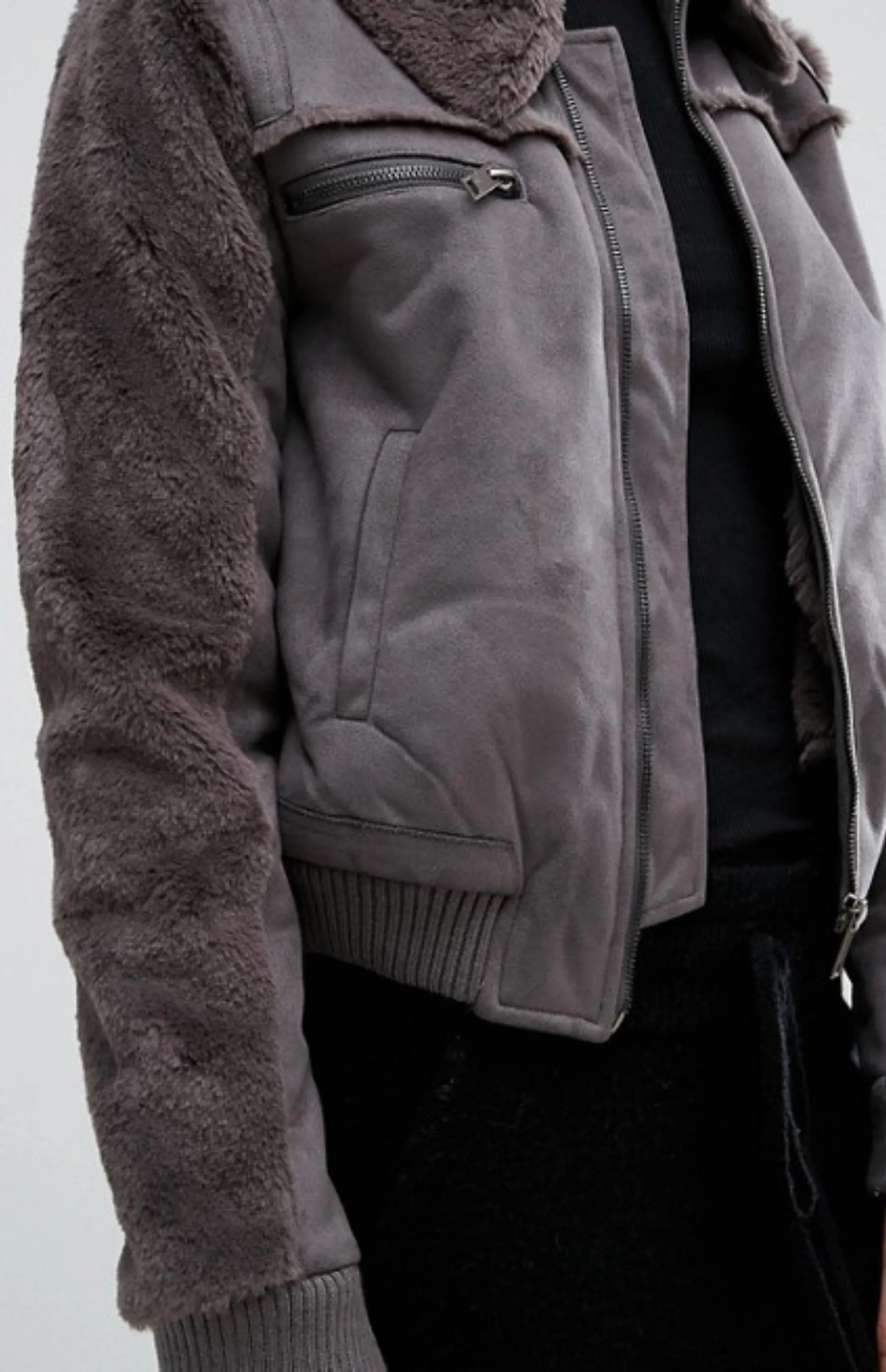 Faux Shearling Jacket