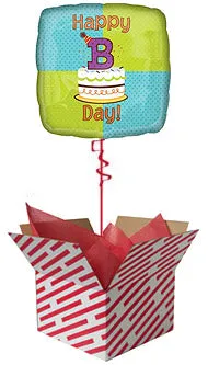 Happy B Day Balloon
