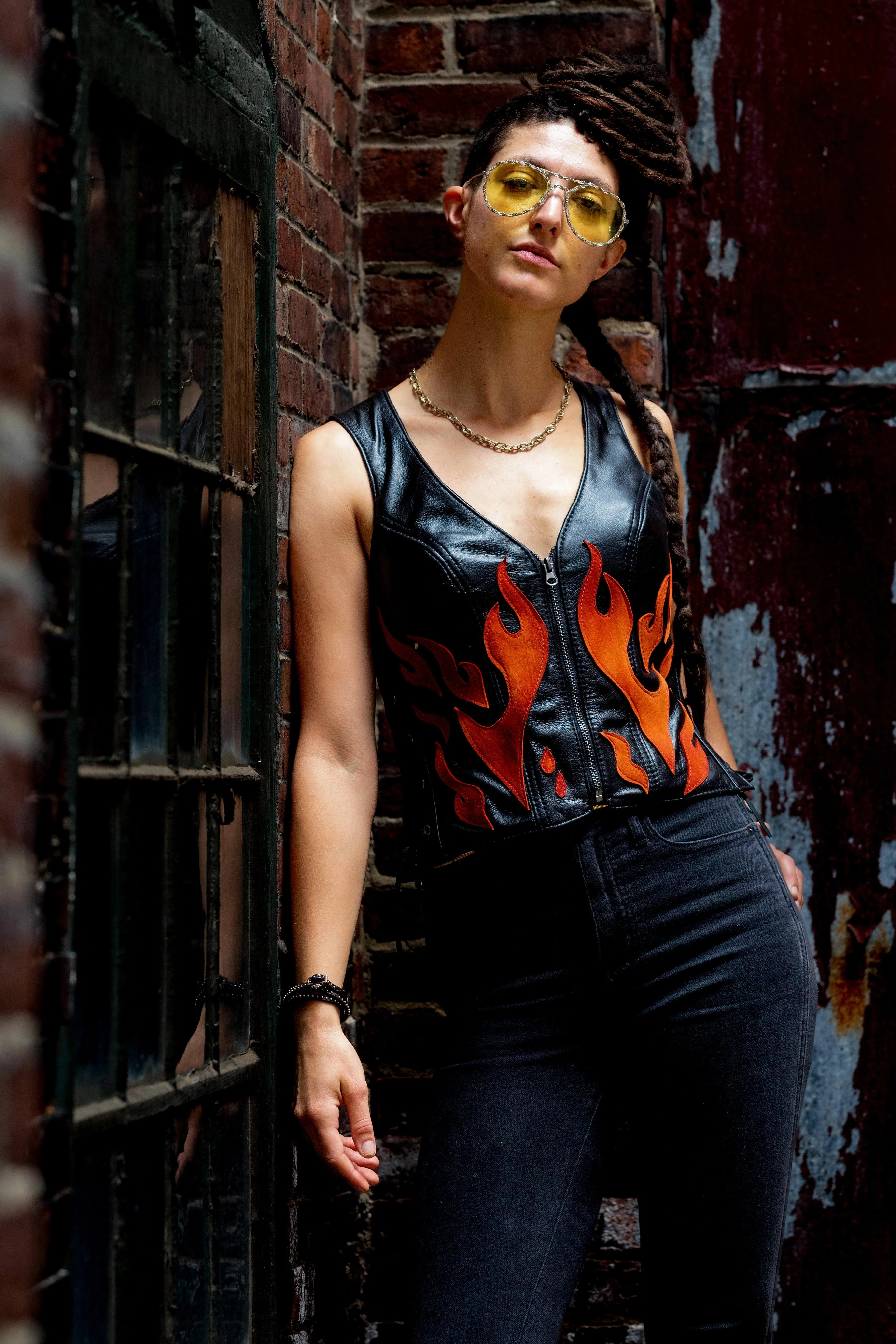 Hot Top Leather Vest