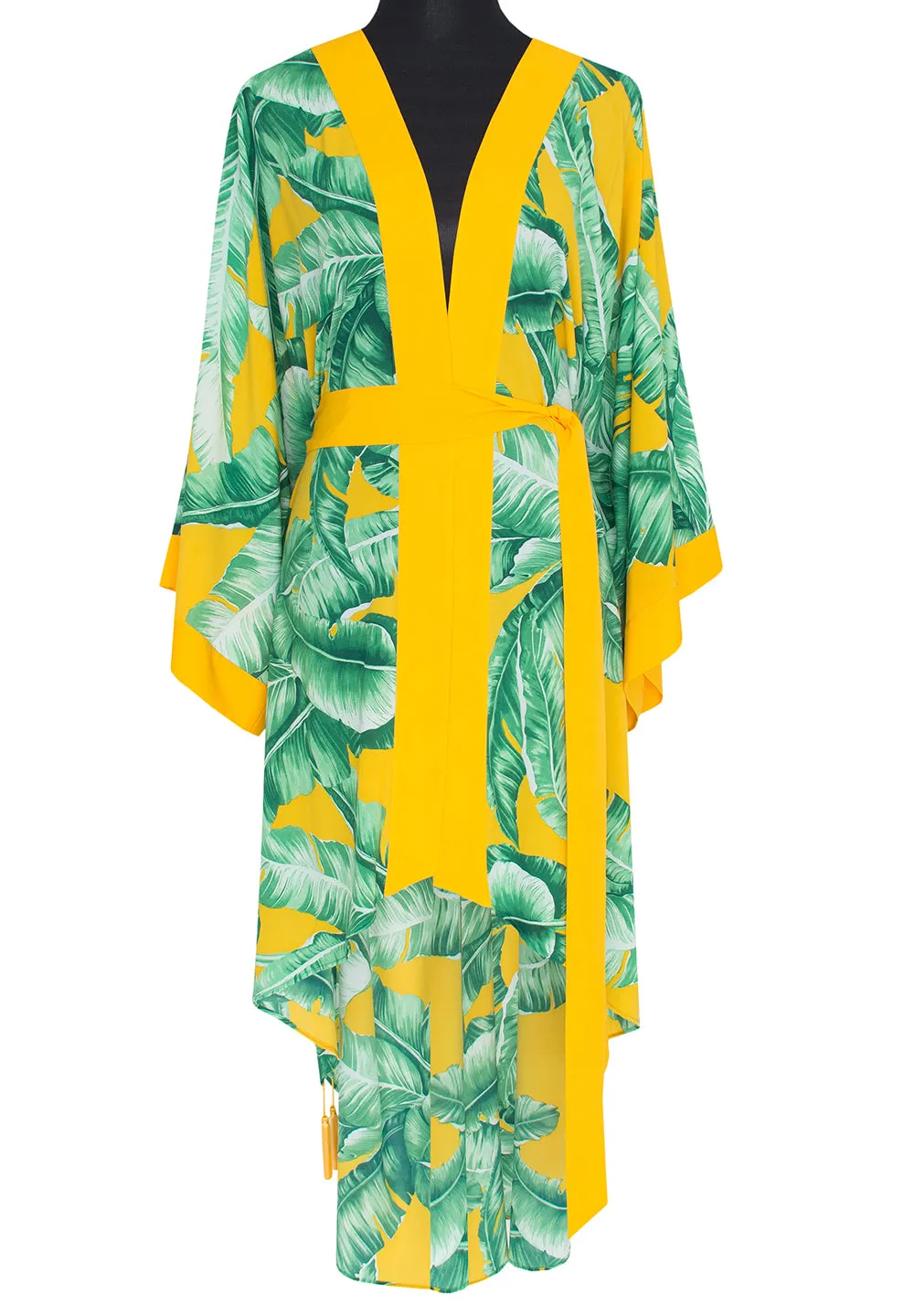 Jungle - Yellow Palm Kimono Wings (Yellow)