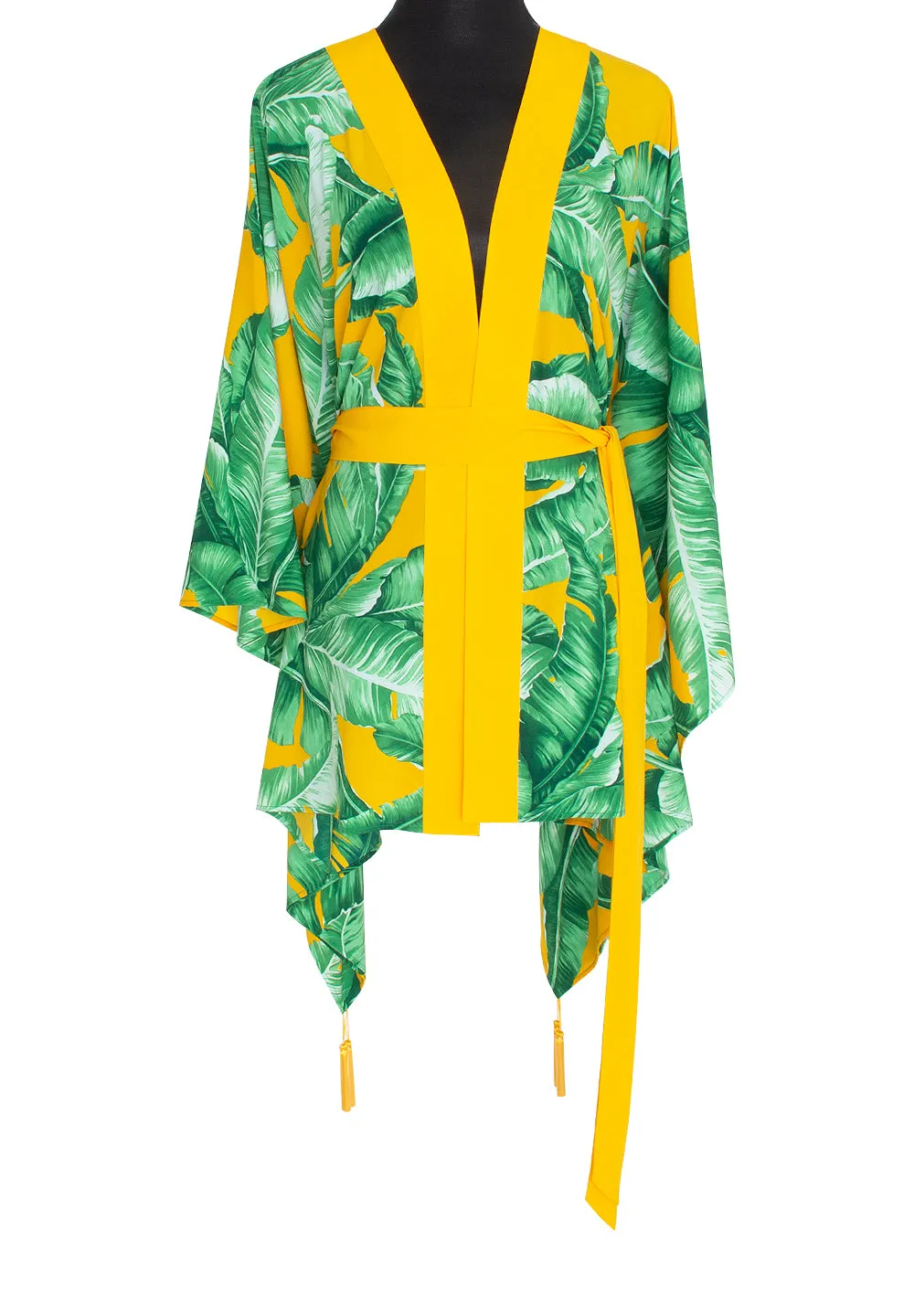 Jungle - Yellow Palm Kimono Wings (Yellow)