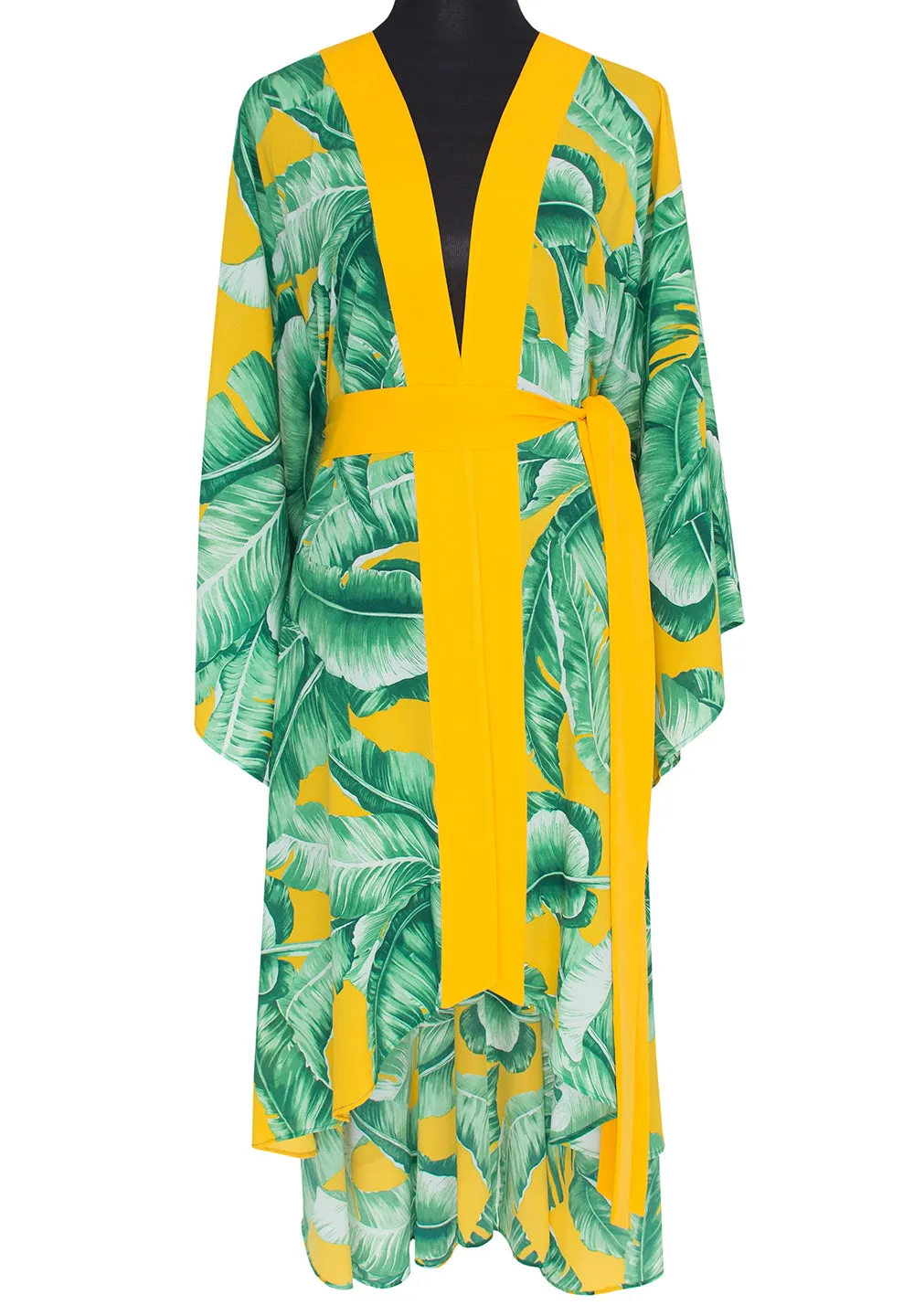 Jungle - Yellow Palm Kimono Wings (Yellow)