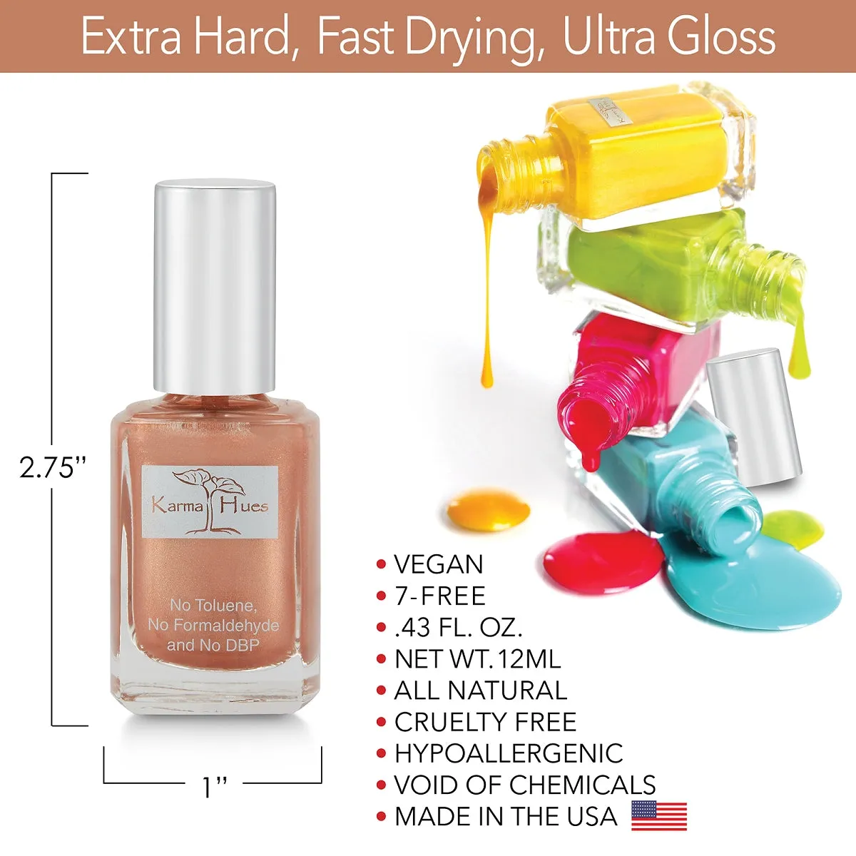 Karma Naturals Nail Polish - Beach Bronze
