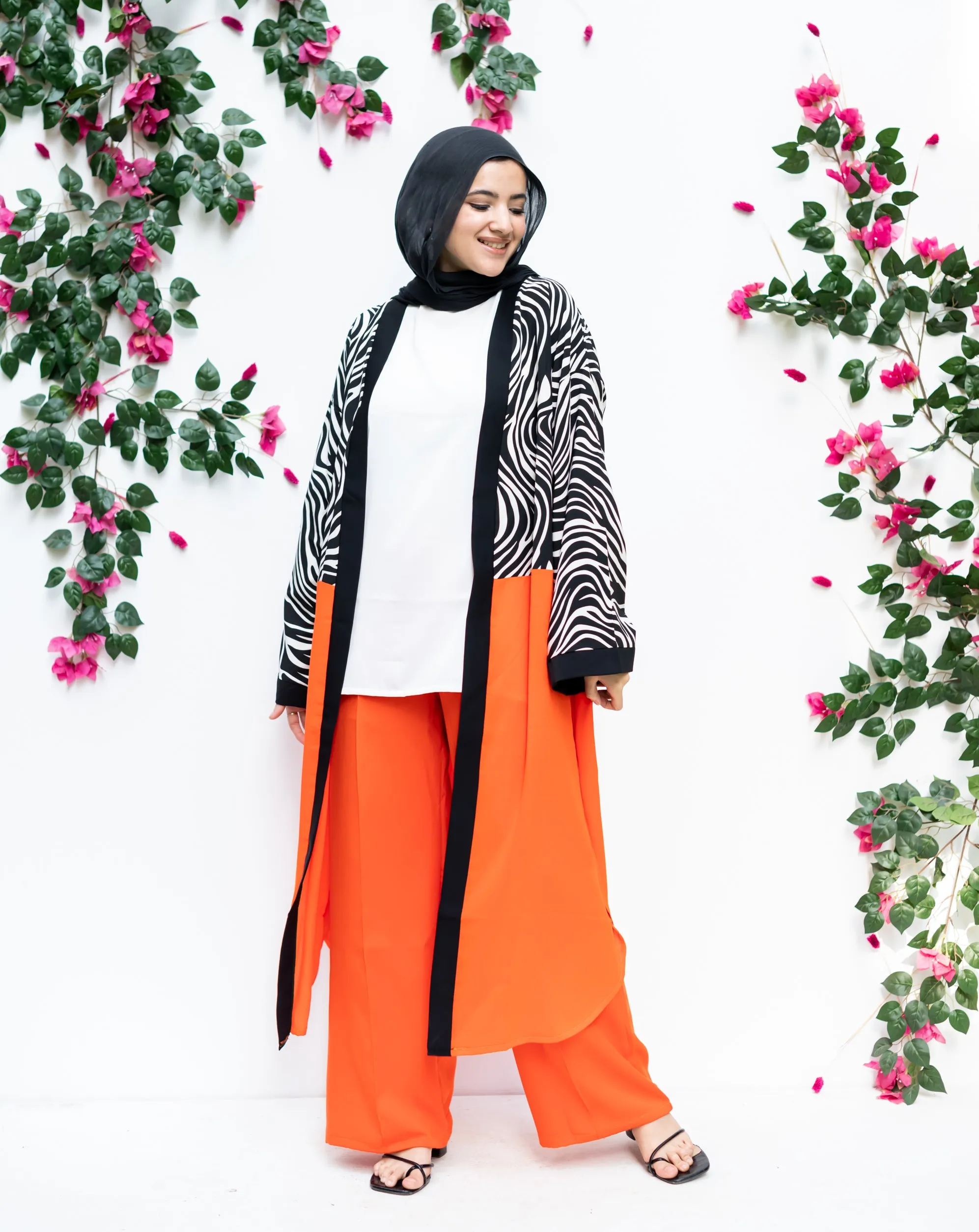 Kimono Zebra orange