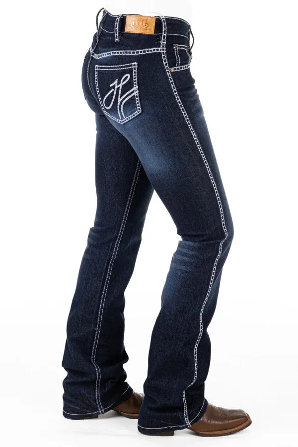 LADIES HITCHLEY AND HARROW SCOTTSDALE HIGH RISE BOOTCUT JEAN