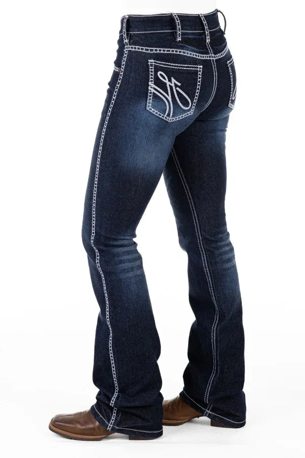 LADIES HITCHLEY AND HARROW SCOTTSDALE HIGH RISE BOOTCUT JEAN