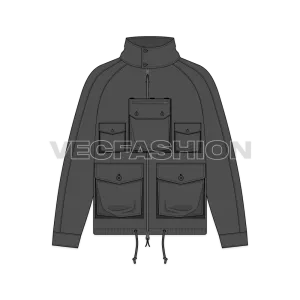 Mens Oversized Parka Jacket
