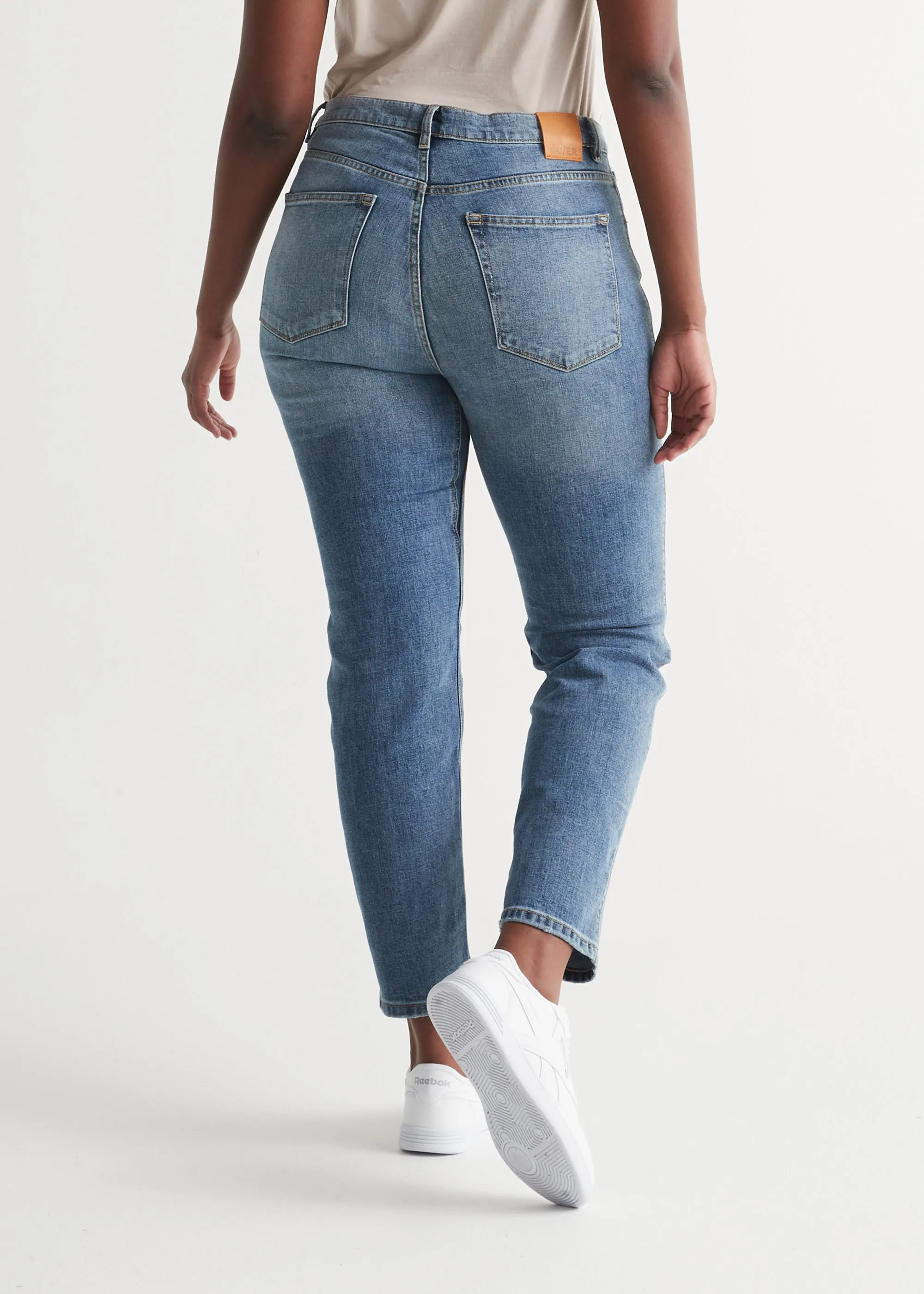 Midweight Performance Denim High Rise Straight - 27 Inseam