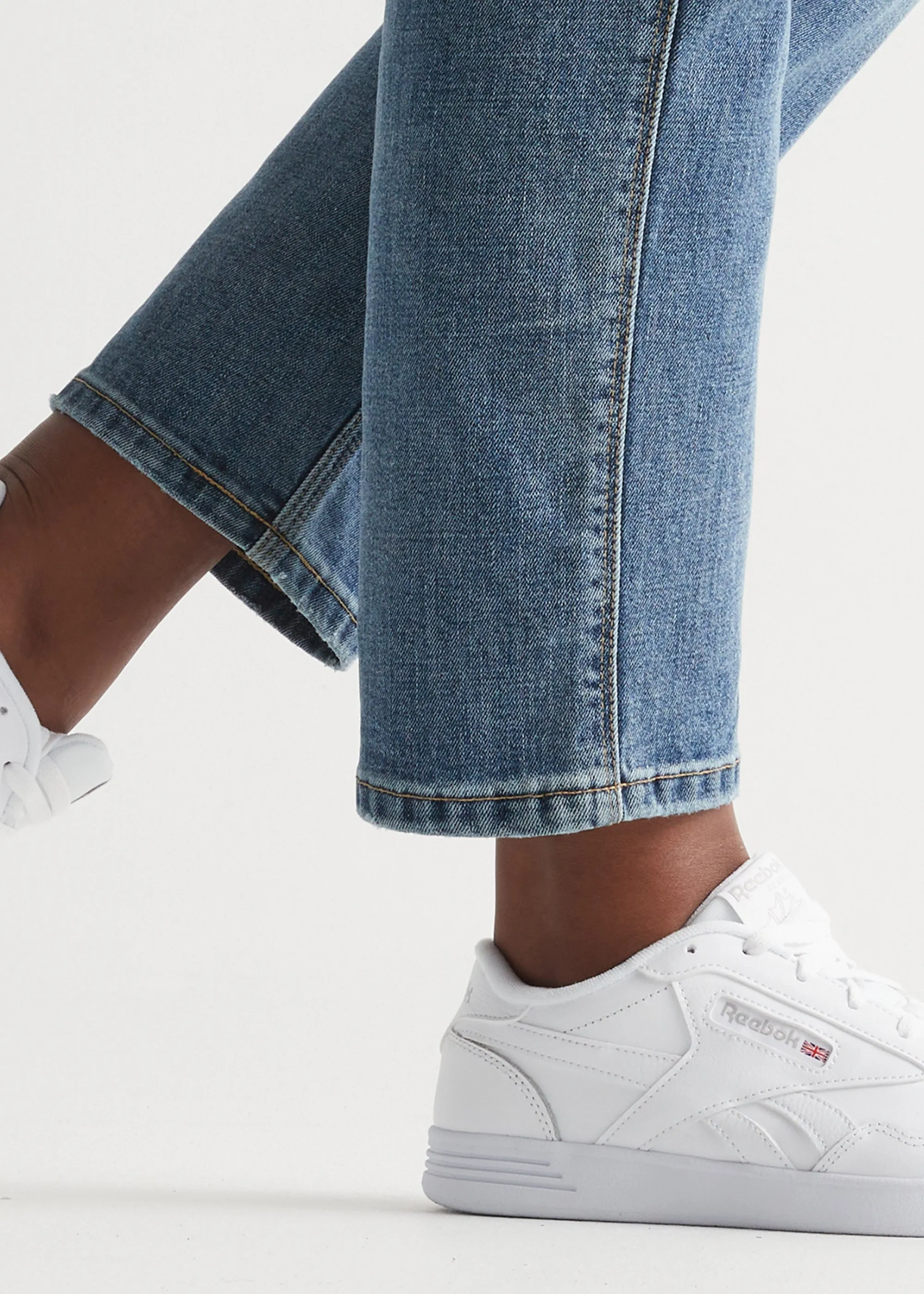 Midweight Performance Denim High Rise Straight - 27 Inseam