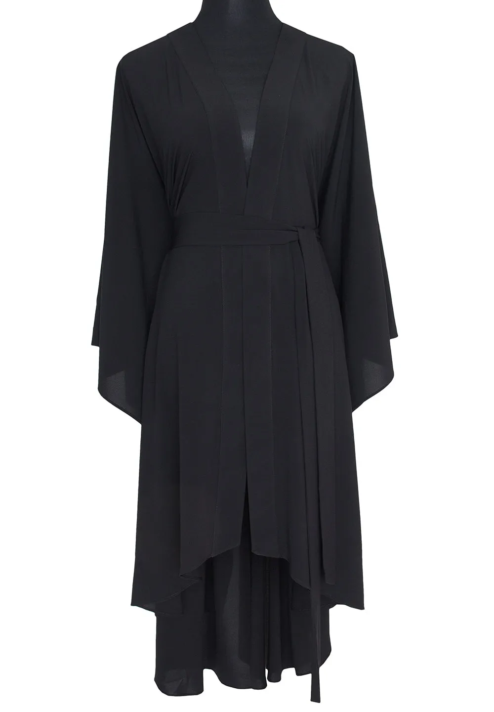 Monochrome - Black Kimono Evil Eye (Black)