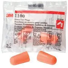 Multi size packs 3M 1100 Cordless Ear Plugs Foam Noise Reduction