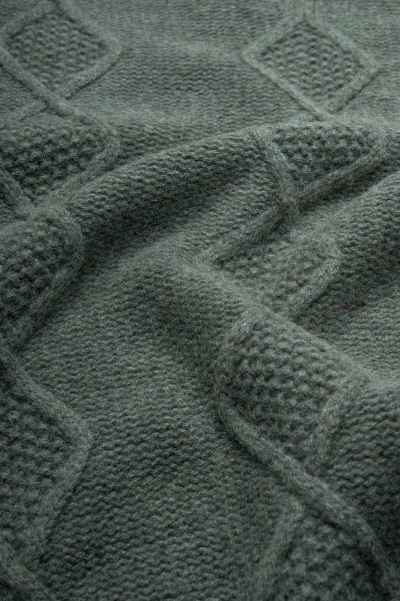 Norma Recycled Wool Vest Green
