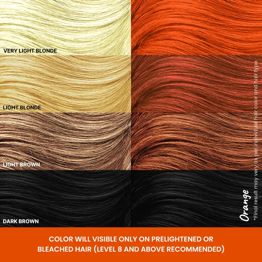 Orange DIY Combo : Hair Bleach Kit   Semi Permanent Hair Color