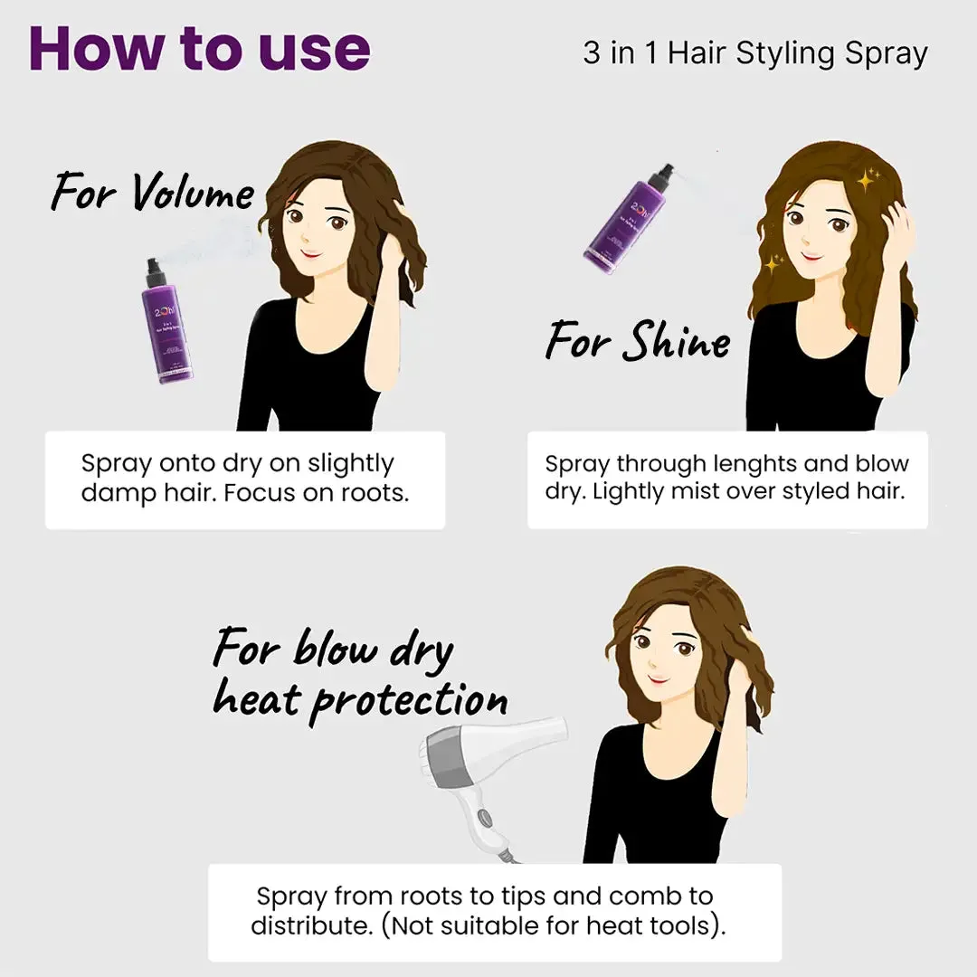 Orange Style Combo : Hair Styling Spray   Semi Permanent Hair Color