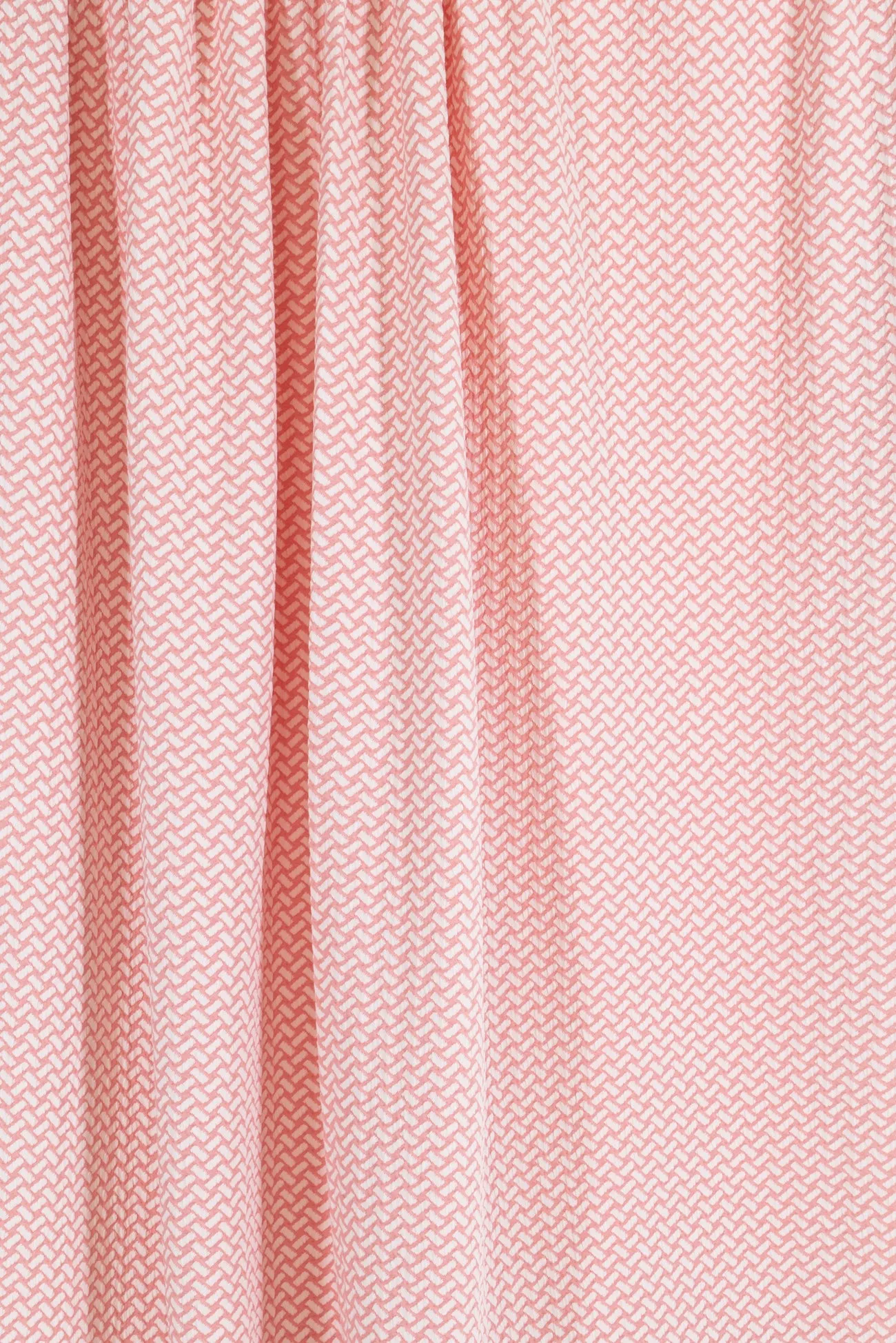 Pink Angles Cotton/Rayon Jacquard Knit