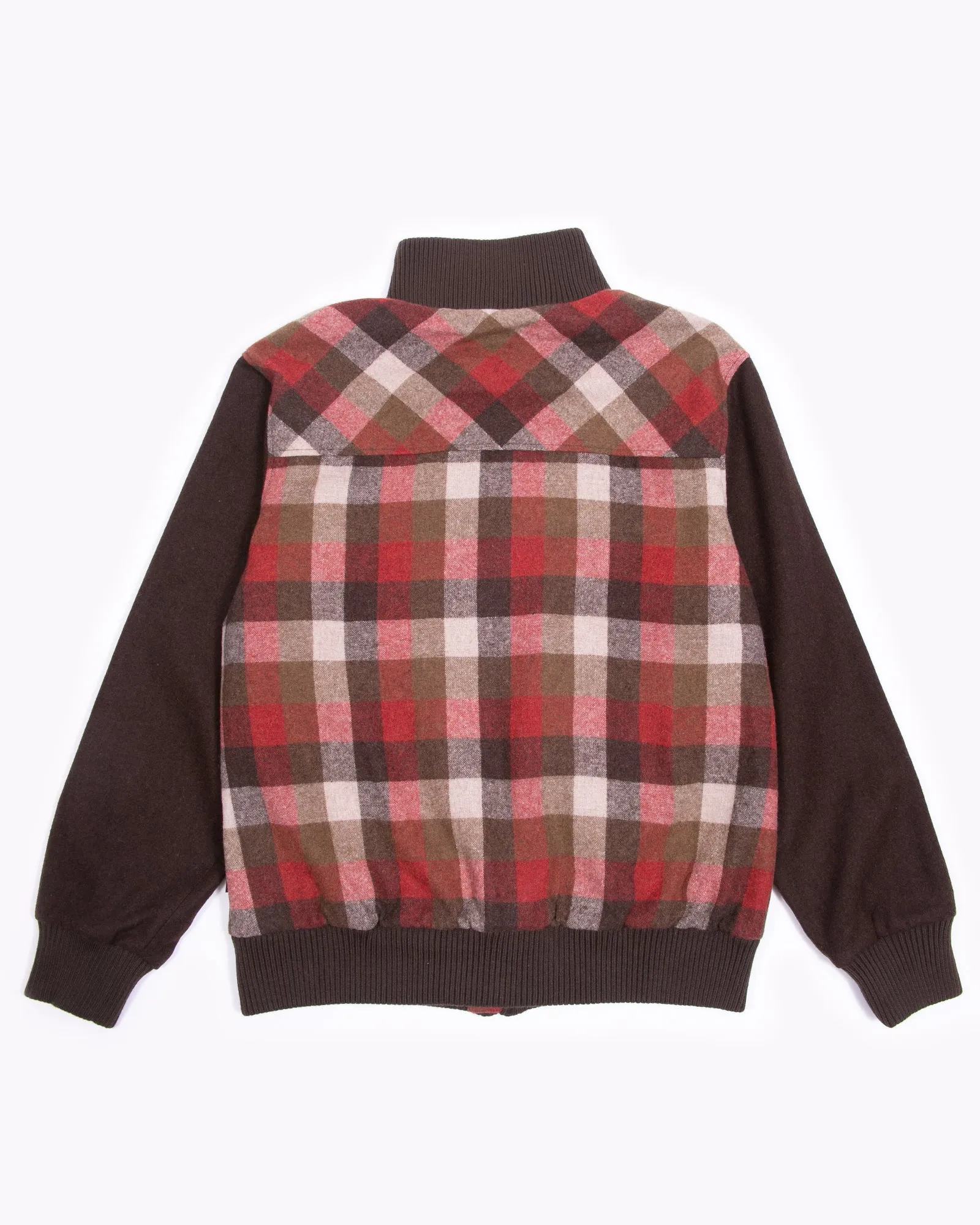 Plaid Wool Jacket - Red Plaid