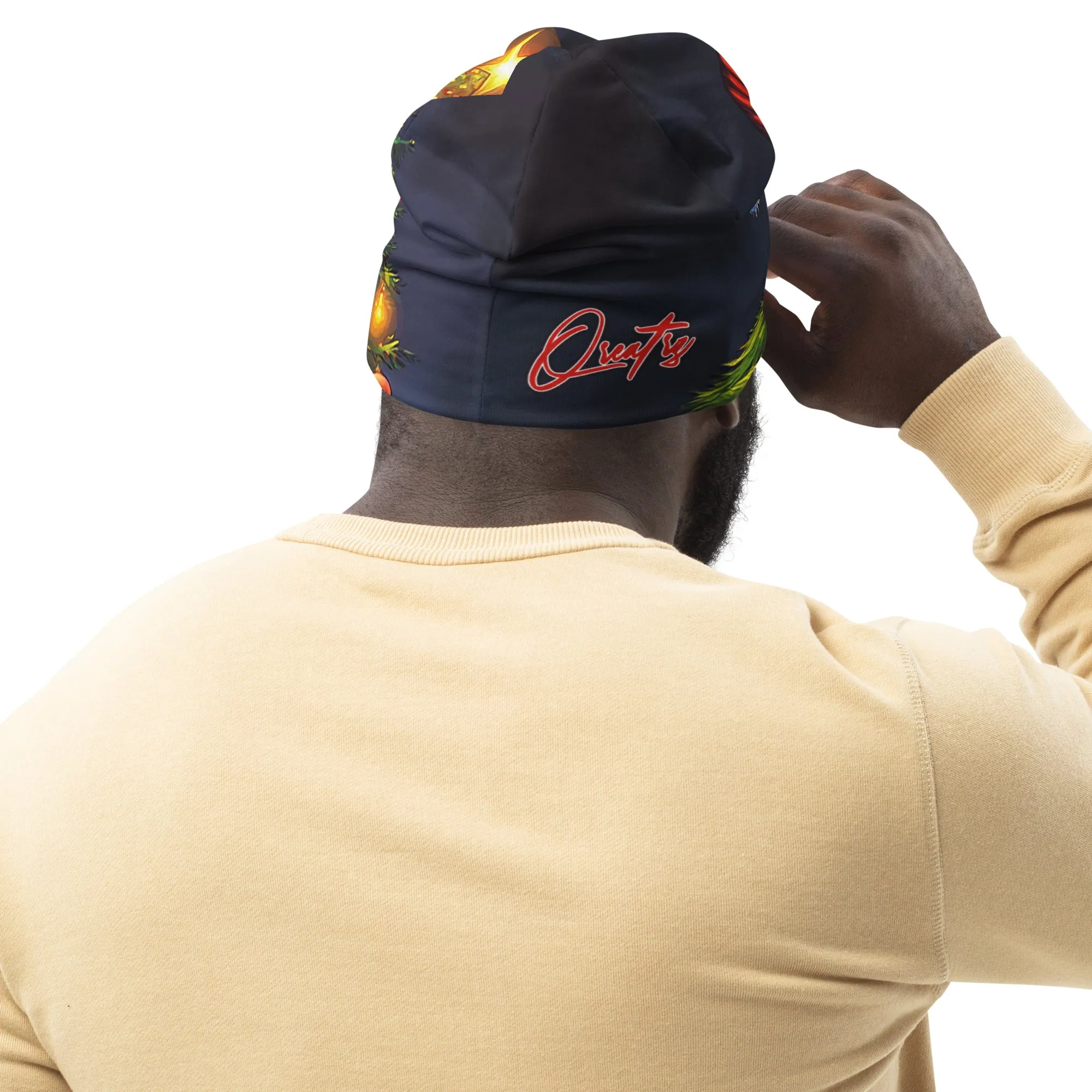 Qreatrz Grinch All-Over Print Beanie