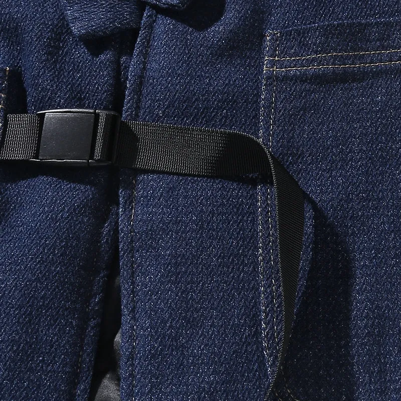 Quilted Warm Denim Haori Jacket
