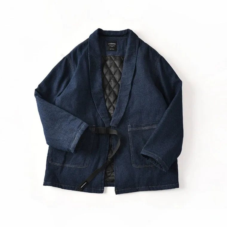 Quilted Warm Denim Haori Jacket