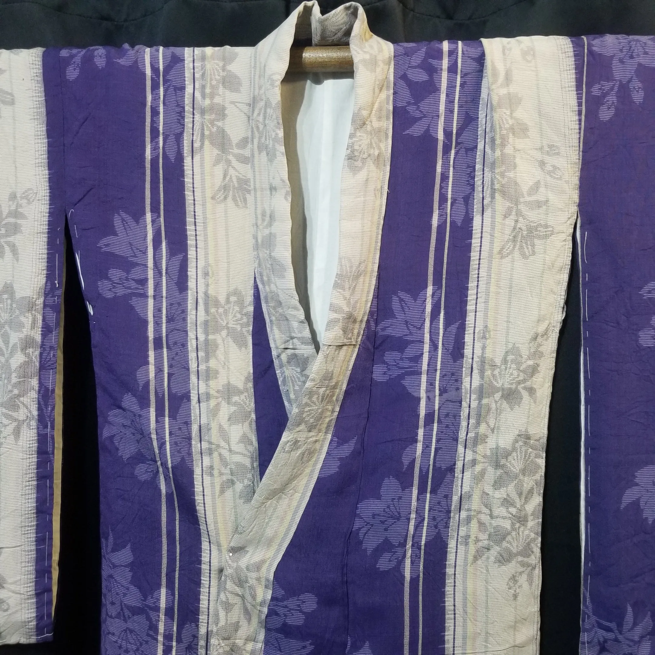 "Thru the Sudare" Vintage Kimono